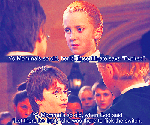 https://www.mugglarportalen.se/images/proxy.php?q=http%3A%2F%2Fimages5.fanpop.com%2Fimage%2Fphotos%2F24700000%2FDraco-Vs-Harry-Yo-Momma-Jokes-harry-potter-24700308-500-417.png